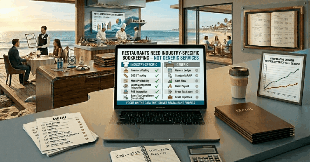 Why Restaurants Need Industry-Specific Bookkeeping - Not Generic Services